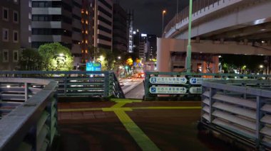 Iidabashi Gece Manzarası, Japonya Tokyo Mayıs 2025