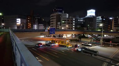 Iidabashi Gece Manzarası, Japonya Tokyo Mayıs 2025