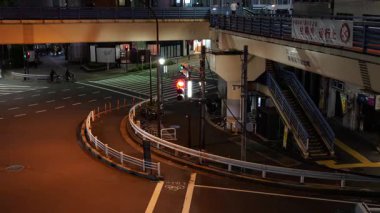 Iidabashi Gece Manzarası, Japonya Tokyo Mayıs 2025