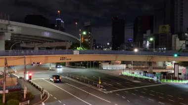 Iidabashi Gece Manzarası, Japonya Tokyo Mayıs 2025