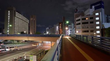 Iidabashi Gece Manzarası, Japonya Tokyo Mayıs 2025