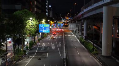 Iidabashi Gece Manzarası, Japonya Tokyo Mayıs 2025