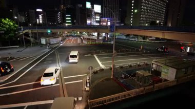 Iidabashi Gece Manzarası, Japonya Tokyo Mayıs 2025