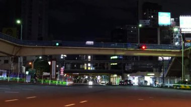 Iidabashi Gece Manzarası, Japonya Tokyo Mayıs 2025