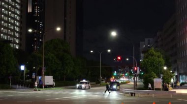 Iidabashi Gece Manzarası, Japonya Tokyo Mayıs 2025