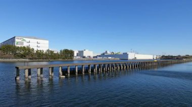 Yumenoshima Marina, Japonya Tokyo Şubat 2025