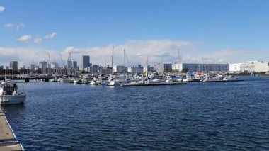 Yumenoshima Marina, Japonya Tokyo Şubat 2025