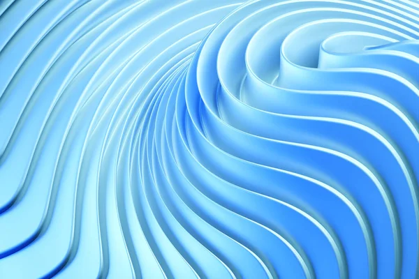 Illustration Blue Glowing Color Lines Technology Geometry Background — ストック写真