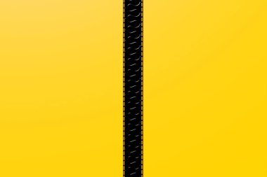 3D illustration, zipper Background. Closing clasp. Concept banner closed and open zipper. 