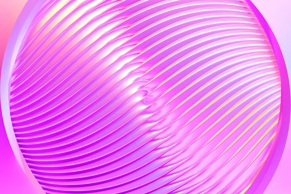 Geometric Stripes Similar Waves Abstract Pink Glowing Crossing Lines Pattern — ストック写真