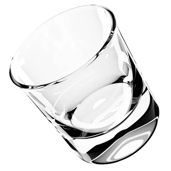 Illustration Glass Strong Alcohol White Background — Stock Photo, Image