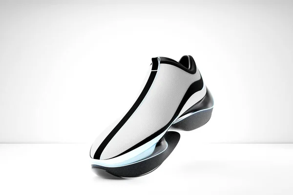 Illustration Concept Shoe Metaverse Colorful Sports Boot Sneaker High Platform — Stockfoto