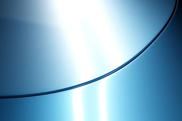 Illustration Blue Lacquered Metal Surface Glare — ストック写真