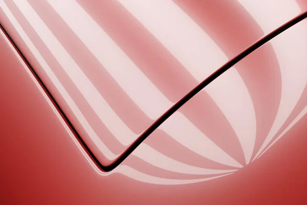 Illustration Red Lacquered Metal Surface Glare — ストック写真