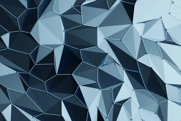 3d illustration blue geometric pattern . Geometry  background, pattern