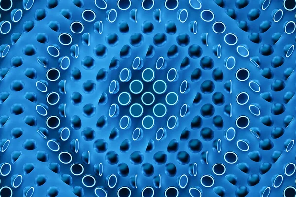 Illustration Blue Honeycomb Monochrome Honeycomb Honey Pattern Simple Geometric Hexagonal — Stock Photo, Image