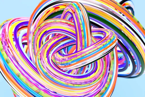 Illustration Colorful Node Fantastic Shape Simple Geometric Shapes — Stock Photo, Image