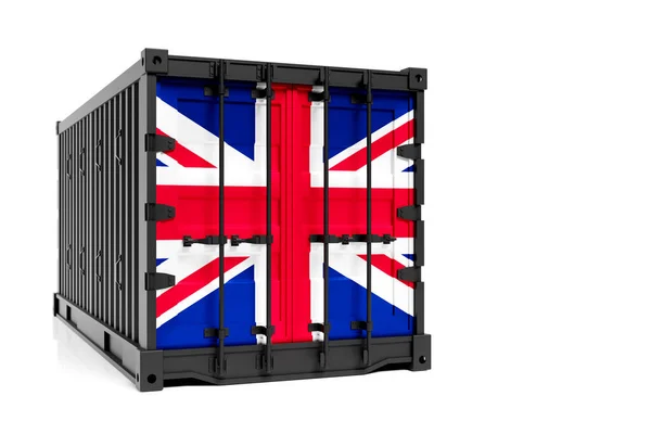 Concetto Regno Unito Export Import Trasporto Container Consegna Nazionale Delle — Foto Stock