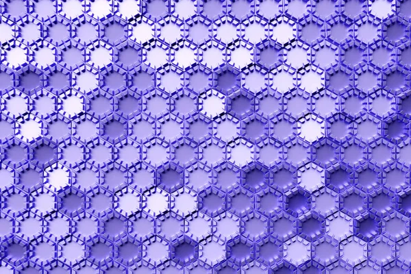 Иллюстрация Фиолетового Сотового Монохромного Сотового Меда Меда Шаблон Простых Геометрических — стоковое фото