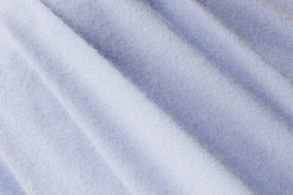 Világos Kék Bolyhos Törölköző Szövet Textúrája Törülköző Szőrme Közeli Képekkel — Stock Fotó