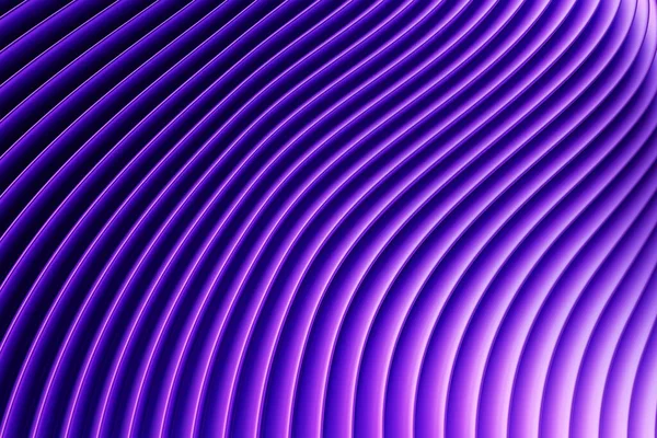 Illustration Purple Stripes Form Wave Waves Futuristic Background — Stockfoto