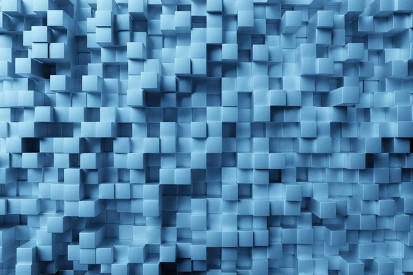 Rendering Blue Geometric Pattern Minimalistic Pattern Simple Shapes Bright Creative — ストック写真