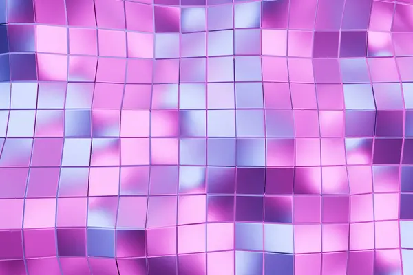 動的抽象パターン ピンクの系統背景 3Dイラスト — ストック写真