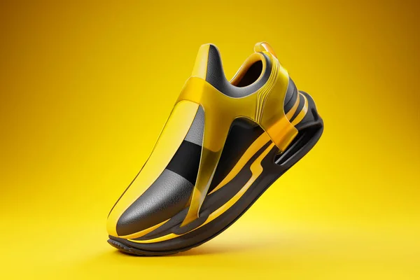 Colorful Sneakers Sole Concept Bright Fashionable Sneakers Rendering — Fotografia de Stock