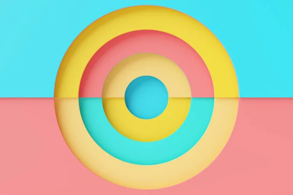 Een Kleurrijke Cirkelvormige Illustratie Voor Achtergronden Achtergronden Spandoeken Illustratie — Stockfoto