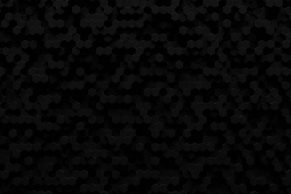 Illustration Black Honeycomb Monochrome Honeycomb Honey Pattern Simple Geometric Hexagonal — Zdjęcie stockowe