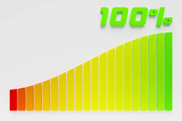 Level Customer Satisfaction Risk Level Indicator Info Graphic Gauge Colorful — Stock Photo, Image