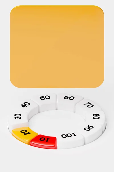 Illustration Measuring Speed Icon Colorful Speedometer Icon Speedometer Pointer Points — Stockfoto