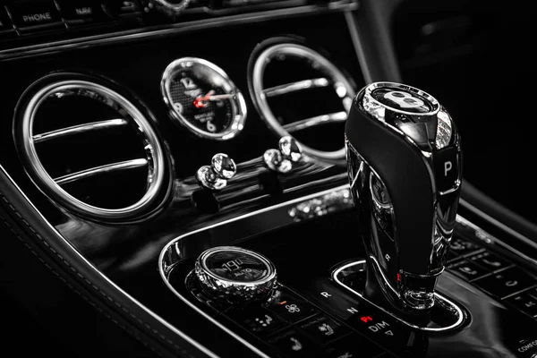 Novosibirsk Russia October 2023 Bentley Continental Speed Gear Shift Automatic — Stock Photo, Image