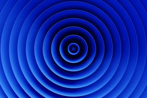 Illustration Blue Futuristic Creative Geometric Patterns Wallpaper Trendy Gradient Shapes — Stock Photo, Image