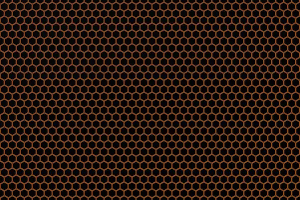 Illustration Honeycomb Monochrome Honeycomb Honey Pattern Simple Geometric Hexagonal Shapes — Stock Photo, Image