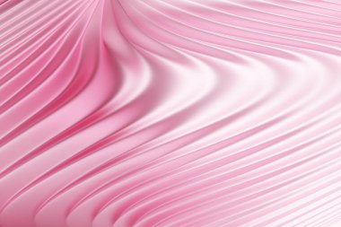 Geometrik çizgiler dalgalara benzer. Soyut pembe ışıldayan çizgi deseni, yumuşak odaklanma