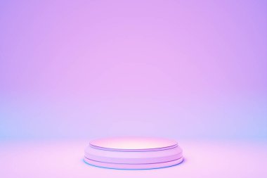 3d arkaplan ürünleri geometrik platformlu podyum sahnesini gösteriyor. arkaplan arkaplan 3d podyum ile hazırlanır.  