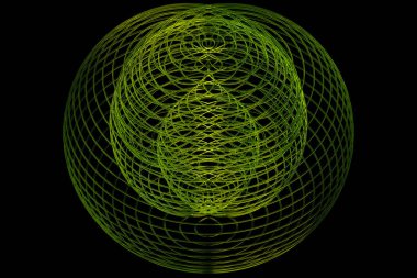 Soyut gökkuşağı neon ışıklı çizgi desenleri. Renkli neon ışıklı şekillerin koyu arkaplanı