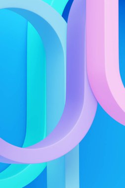 Güzel renkli su dokusu tasarımı 3D çizim. Soyut kaotik yüzey deseni. 