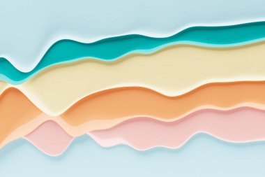 Renkli çizgilerin 3d resimleme satırları. Geometrik arkaplan, desen. 