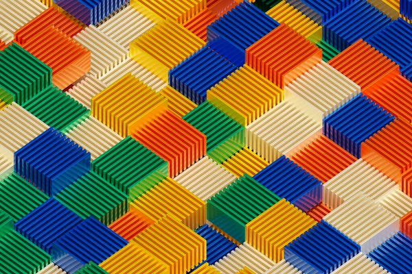 Representación Patrón Abstracto Multicolor Formas — Foto de Stock