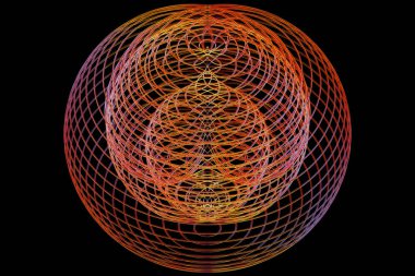 Çeşitli turuncu çizgili, akış çizgileri olan soyut bir arkaplan. Poster, kapak, konsept tasarım, afişler, sunumlar için arıza efekti.