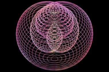 Pembe çizgili, akış çizgileri olan soyut bir arkaplan. Poster, kapak, konsept tasarım, afişler, sunumlar için arıza efekti.