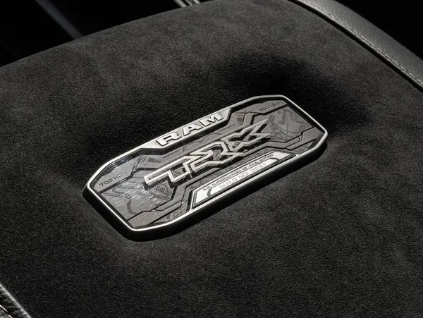 Novosibirsk Russia March 2024 Dodge Ram Trx Close Trx Logo — Stock Photo, Image