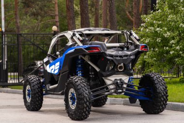 Novosibirsk, Rusya - 10 Temmuz 2024: Can-Am Maverick X RS 