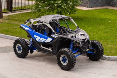 Novosibirsk, Rusya - 10 Temmuz 2024: Can-Am Maverick X RS