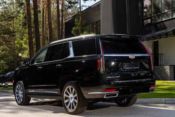 Stock image Novosibirsk, Russia -  July 10, 2024: Cadillac Escalade  , parked in city ,   back  view