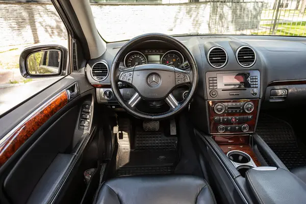 stock image Novosibirsk, Russia -  July 10, 2024: Mercedes-Benz GL-class, Interior view of car with  new  salon. Modern luxury prestige car interior 