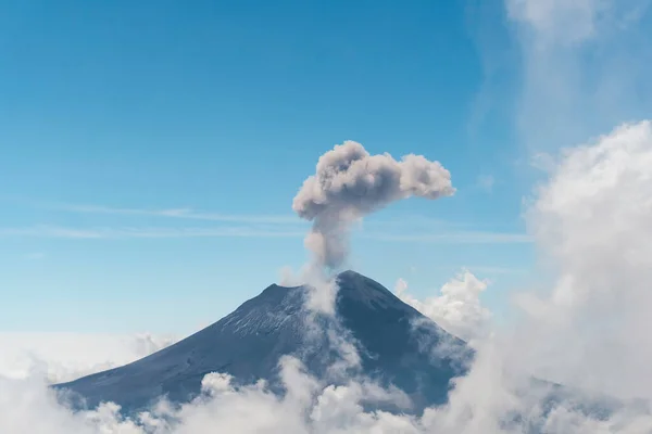 Vulcão Popocatepetl Para Fumar México — Fotografia de Stock
