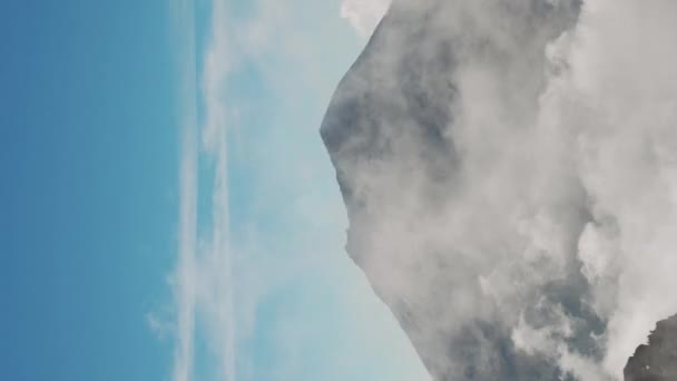 Fumarole Jön Vulkán Popocatepetl Kráter Kiváló Minőségű Felvételek — Stock videók